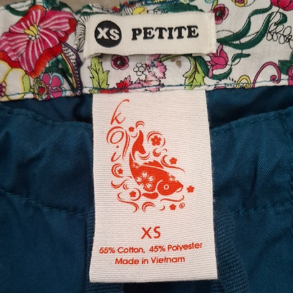 Koi Blue Cargo Pants with Adjustable Waist - Picture 2 of 8